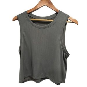 Grey Lululemon sleeveless tank top
